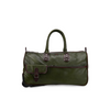 Wild Caribou Genuine Leather Trolley Duffel Bag – Premium Wheeled Travel Companion (Green, Black, Blue, Brown, Tan)