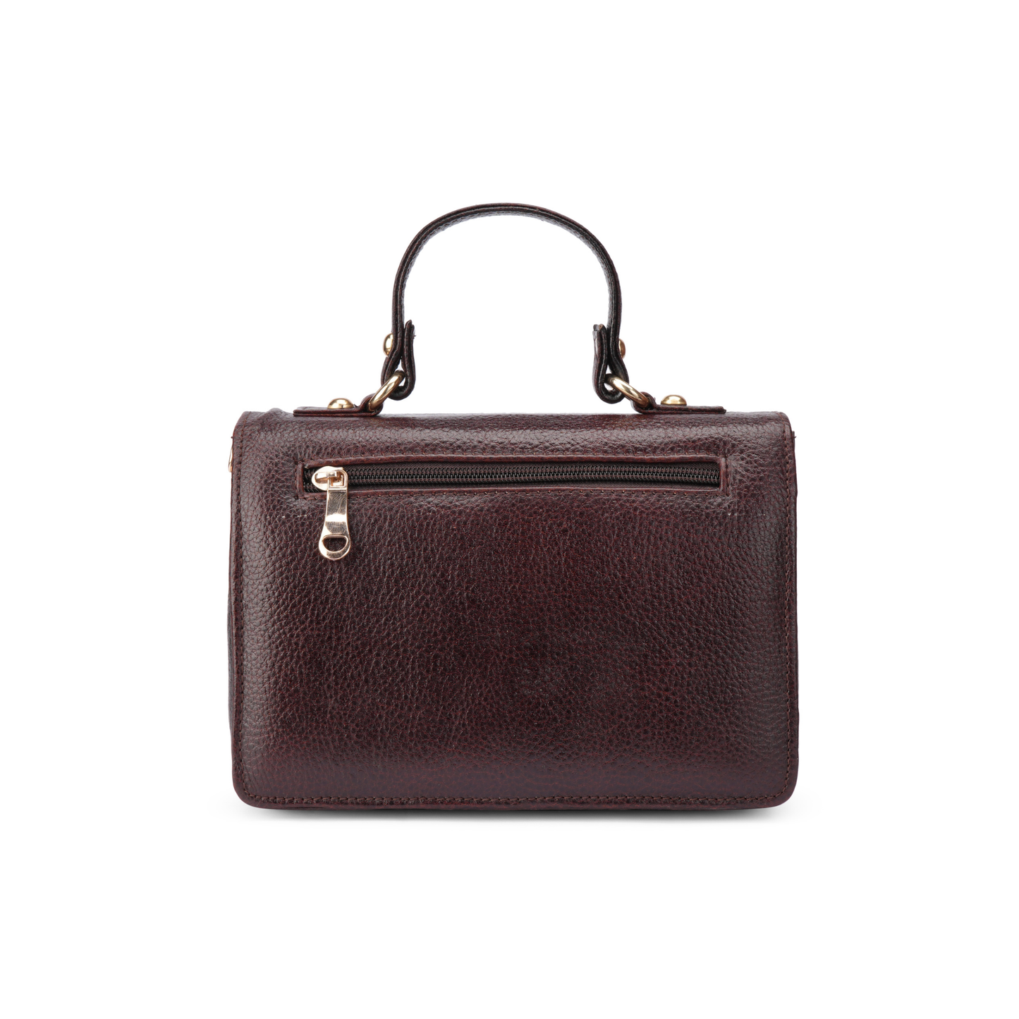 Wild Caribou Genuine Leather Ladies Handbag – Compact Everyday Sling for Women & Girls (Red, Blue, Green, Black, Brown, Tan)